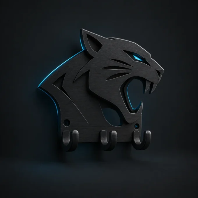 Concept preview of Hellcat Wall Key Hanger, not a product photograph